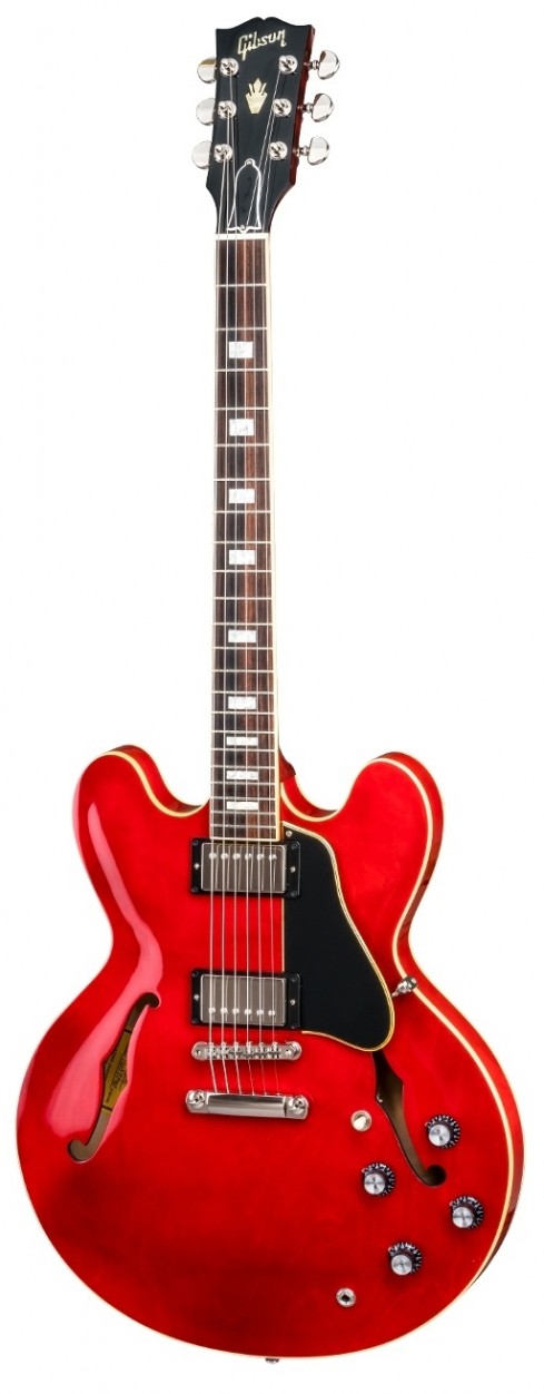 Gibson 2018 Memphis ES-335 Traditional Antique Faded Cherry электрогитара полуакустическая, цвет вишневый