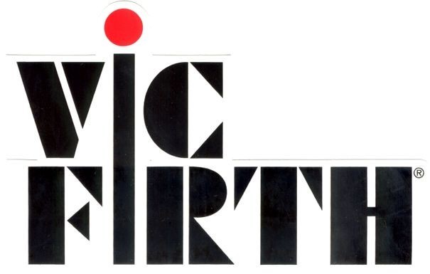 Vic Firth PLogo-W наклейка на бас-барабан, белая