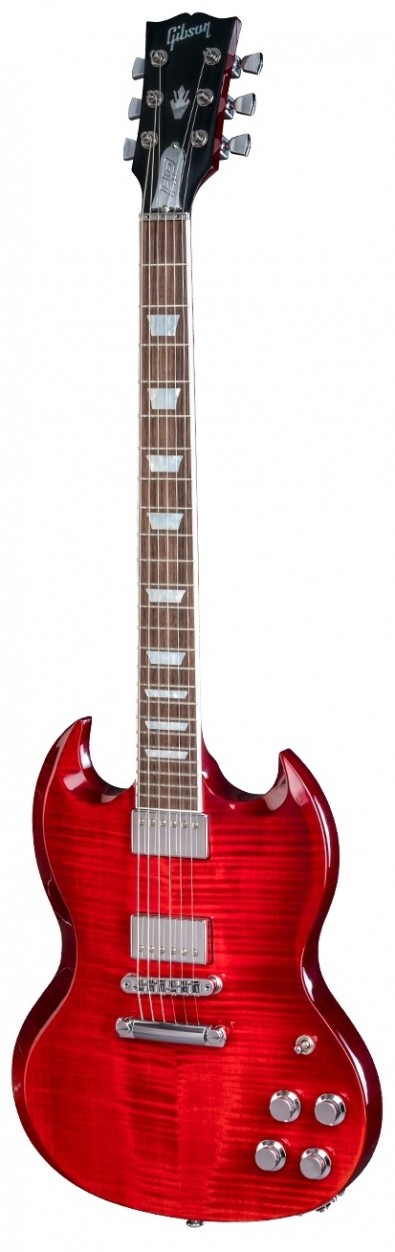 Gibson SG Standard HP-II 2018 Blood Orange Fade электрогитара, цвет красный, жесткий кейс