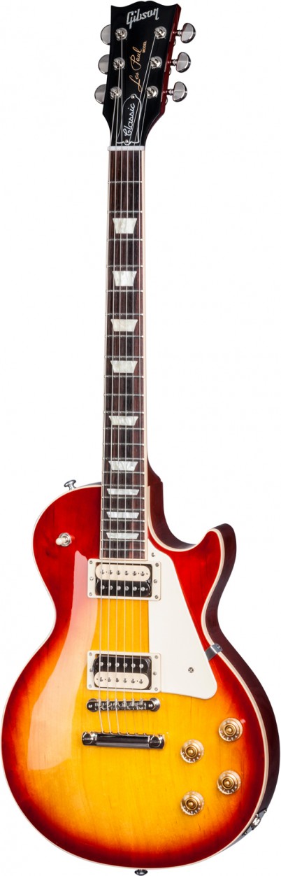Gibson Les Paul Classic T 2017 Heritage Cherry Sunburst электрогитара, цвет вишнёвый санбёрст, жесткий кейс в комплекте