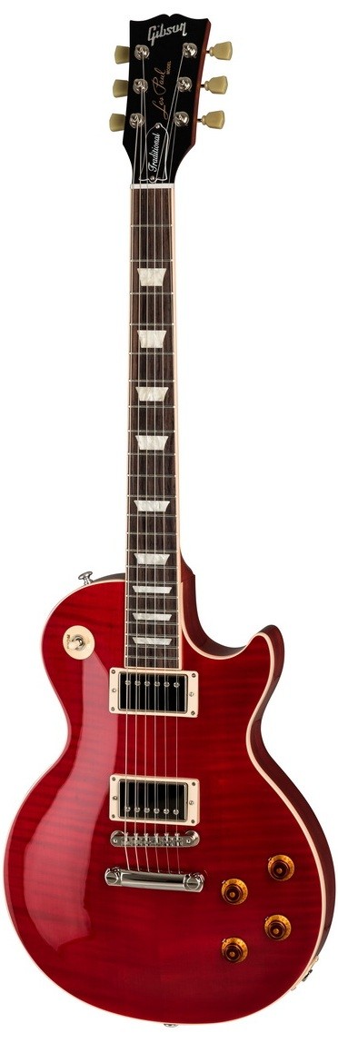 Gibson 2019 Les Paul Traditional Cherry Red Translucent электрогитара, цвет красный, в комплекте кейс