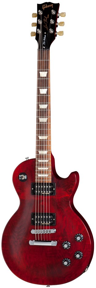 Gibson Les Paul '70s Tribute Min-Etune Wine Red электрогитара с роботизированными колками