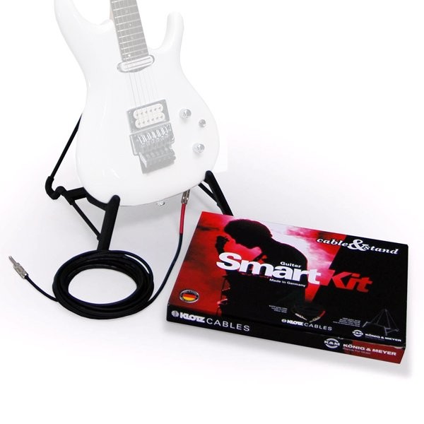 Klotz SmartKit Guitar комплект: гитарная стойка K&M 17581 и провод Klotz серии Pro Artist 5 метров