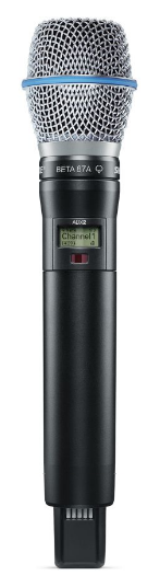 Shure ADX2/B87A G56 цифровой ручной передатчик с капсюлем Beta 87A, цвет черный