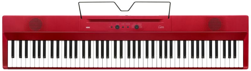 Korg L1 MR цифровое пианино Liano, 88 клавиш, цвет красный. Пюпитр и педаль в комплекте