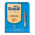 Rico RIB1015  трости для сопрано-саксофона, Royal (1 1/2), 10 шт. в пачке