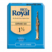 Rico RIB1015  трости для сопрано-саксофона, Royal (1 1/2), 10 шт. в пачке