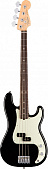 Fender AM Pro P Bass RW BK бас-гитара American Pro Precision Bass, цвет черный