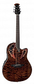 Ovation CE48P-TGE Celebrity Elite Plus Super Shallow Tiger Eye электроакустическая гитара, цвет коричневый