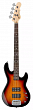 G&L Tribute L-2000 3-Tone Sunburst RW бас-гитара, цвет 3-х цветный санбёрст