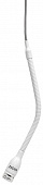 Shure MX202WP-A/N подвесной театрально-хоровой микрофон, без капсюля, гусиная шея 10 см, кабель 9.1 метров, цвет белый