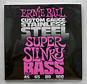 Ernie Ball 2844 струны для бас-гитары Super Slinky, 45-100, нержавеющая сталь