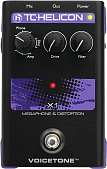 TC Helicon VoiceTone X1 напольная вокальная педаль эффекта искажения и фильтрации