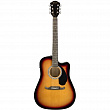 Fender FA-125CE Sunburst  гитара электроакустическая, цвет санберст