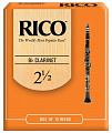 Rico RCA1025 BB CLAR, #2.5, 10 BX трости для кларнета, размер 2.5, 10 шт.