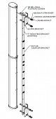 Community ENT-PB металлический кронштейн для настенного крепления колонн ENT-FR