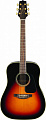 Takamine GD51-BSB акустическая гитара типа Dreadnought, цвет санберст