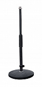 Roxtone MS030 Black микрофонная настольная стойка, цвет хром