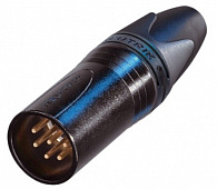 Neutrik NC6MXX-B кабельный разъём XLR "папа", 6 контактов
