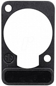 Neutrik DSS-Black черная подложка под панельные разъемы XLR D-типа, для нанесения маркировки