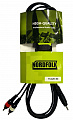 NordFolk NYC028 1.5M  кабель Minijack stereo - 2 x RCA, литые разъемы