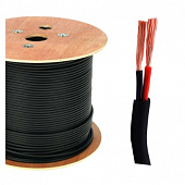 Novacord Speaker 2x4 PVC 500DW кабель акустический (спикерный) круглый, эластичный, структура: 2х4 мм2, многожильная медь, AWG 11, t (-30°C +70°C), внеш. диаметр 9.2 мм, внеш. оболочка PVC