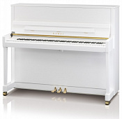 Kawai K-300 WH/P пианино, цвет белый полированный