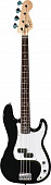 Fender SQUIER AFFINITY STD BLACK & CHROME P-BASS RW BLACK бас-гитара, цвет черный