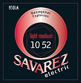 Savarez H50LM  Hexagonal Explosion Light Medium, струны для электрогитары 10-52, никелевое покрытие