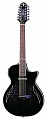 Crafter SA-12 TMBK 12 струнная гитара с подключением, чёрная, с жёстким фирменным кейсом в комплекте