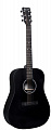 Martin D-X1E-02 Black  электроакустическая гитара, дредноут, цвет черный