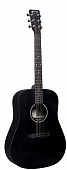 Martin D-X1E-02 Black  электроакустическая гитара, дредноут, цвет черный
