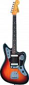 Fender -62 JAGUAR (RW) 3 COLOR SUNBURST электрогитара, цвет санберст