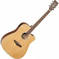 Tanglewood TW10 E  электроакустичкская гитара, Dreadnought с вырезом и электроникой Tanglewood Premium Plus EQ System