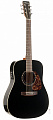 Norman Protege B18 Cedar Black Presys  электроакустическая гитара Dreadnought, цвет черный