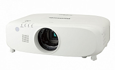 Panasonic проектор PT-EZ770ZLE (без объектива) LCD,6500ANSI Lm,WUXGA(1920x1200),5000:1;DisplayPort IN; HDMI IN x1;DVI-D IN x1;D-sub15pin IN;BNCx5;VideoIN;S-Video;AUDIO IN1/2-M3(L,R);AUDIO IN3-RCA;RS232;LAN RJ45;Digital LInk; 9,8 кг