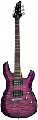 Schecter C-6 Plus EM гитара электрическая шестиструнная, цвет пурпурный