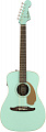 Fender Malibu Player Surf Green электроакустическая гитара, цвет зеленый