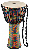 Meinl PADJ2-M-G  Travel series джембе 10" х 20", цвет Kenyan Quilt