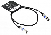 Invotone ACM1101BK микрофонный кабель, длина 1 метр, черный