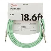 Fender 18.6' OR Inst Cable SFG инструментальный кабель, зеленый, 18.6'