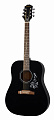 Epiphone Starling Ebony акустическая гитара, цвет черный