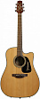 Takamine P1DC Dread Cutaway Natural W/Case электроакустическая гитара