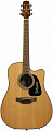 Takamine P1DC Dread Cutaway Natural W/Case электроакустическая гитара