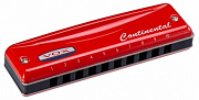 VOX Continental Harmonica Type-2-A губная гармоника, тональность Ля мажор, цвет красный