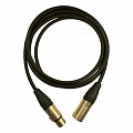 GS-Pro XLR3F-XLR3M (black)  балансный микрофонный кабель, длина 0,3 метра, цвет черный