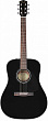 Fender CD-60 Dread V3 DS BLK WN акустическая гитара, цвет черный