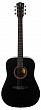 Rockdale Aurora D5 BKGLB  акустическая гитара дредноут, цвет черный, глянцевое покрытие