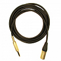 GS-Pro JackStereo-XLR3M (black) 3 метра кабель, цвет черный