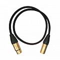 GS-Pro XLR3F-XLR3M (black) 0.35 метра кабель, цвет черный